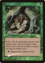 Albino Troll (FNM-002) - rare - Foil