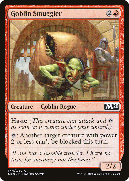 Goblin Smuggler (M20-144) - common - Foil