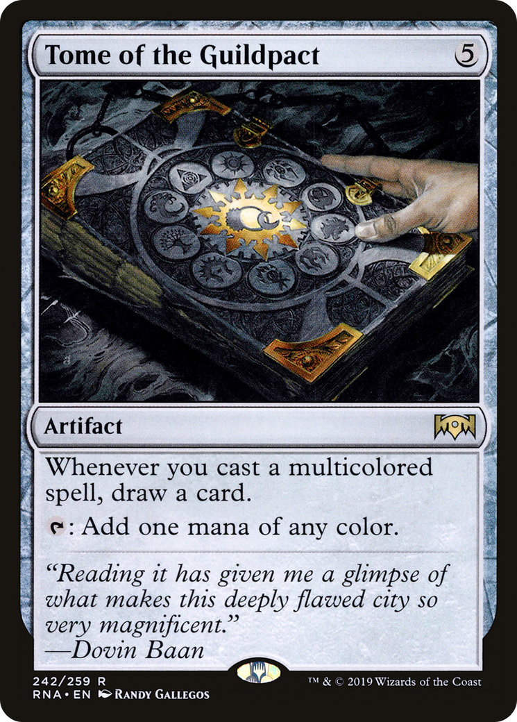 Tome of the Guildpact (RNA-242) - rare - Foil