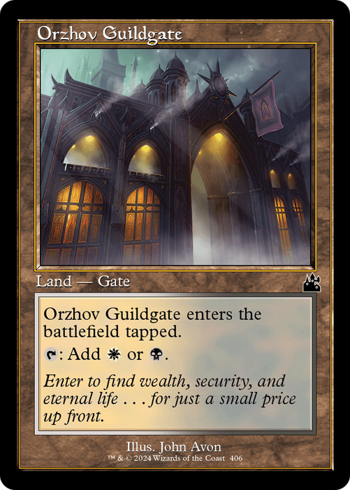 Orzhov Guildgate (RVR-406) - common - Foil