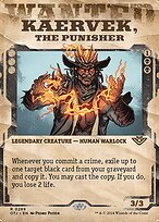 Kaervek, the Punisher (OTJ-289) - rare: (Showcase) (Borderless)