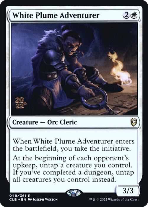 White Plume Adventurer (PRE-49S) - rare - Foil