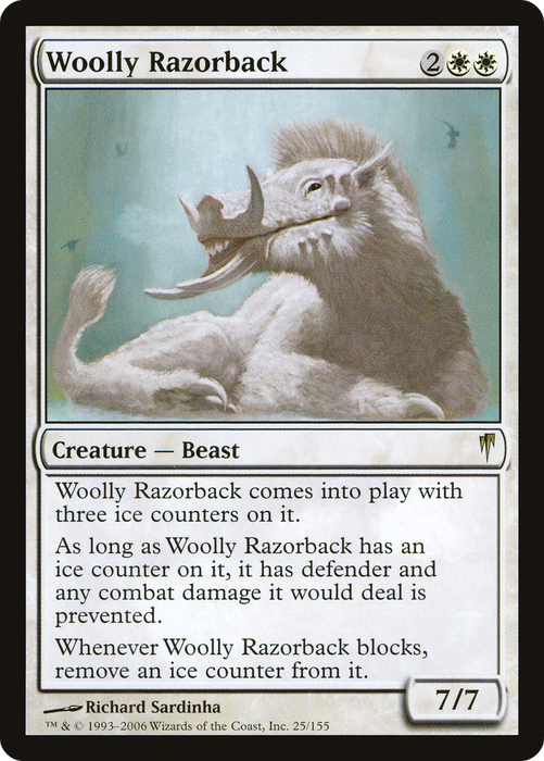 Woolly Razorback (CSP-025) - rare - Foil