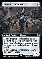 Solemn Simulacrum (PIP-1014) - rare: (Extended Art) - Foil