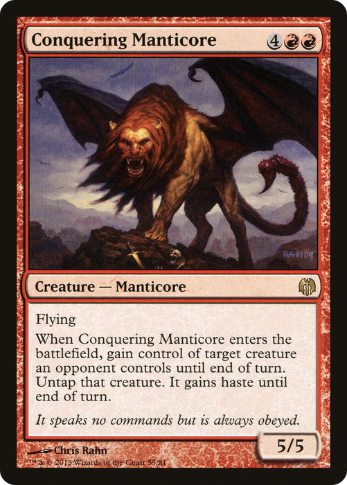 Conquering Manticore (DDL-055) - rare