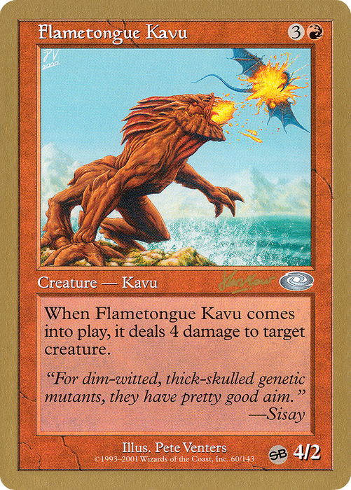 Flametongue Kavu (WCD-SHH60SB) - uncommon