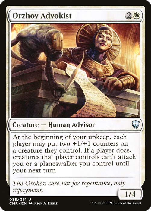 Orzhov Advokist (CMR-035) - uncommon - Foil