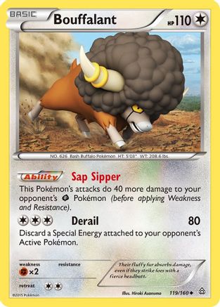 Bouffalant (119) - XPC  - Uncommon - Reverse Holofoil