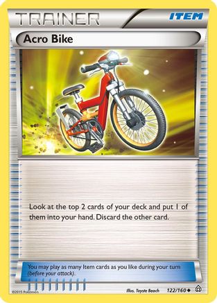 Acro Bike (122/160) - XPC  - Uncommon - Reverse Holofoil