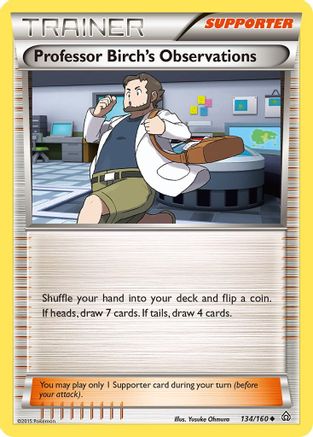 Professor Birch's Observations (134/160) - XPC  - Uncommon - Reverse Holofoil