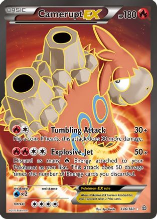 Camerupt EX (146 Full Art) (146) - XPC  - Ultra Rare - Holofoil