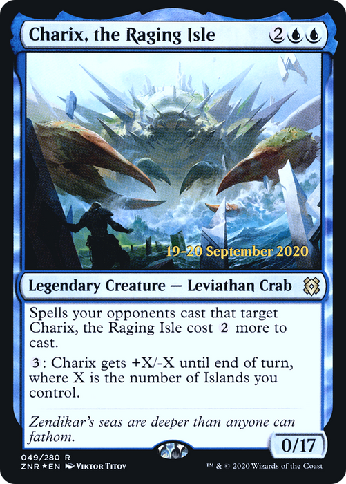 Charix, the Raging Isle (PRE-49S) - rare - Foil