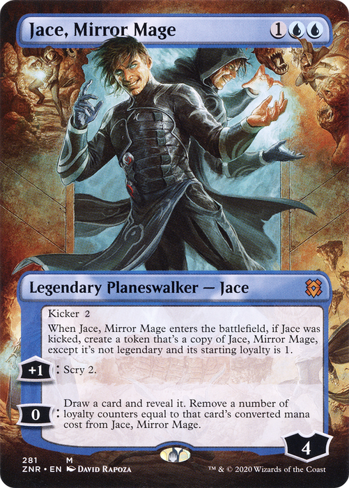 Jace, Mirror Mage (ZNR-281) - mythic (Borderless)
