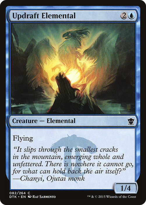 Updraft Elemental (DTK-082) - common - Foil
