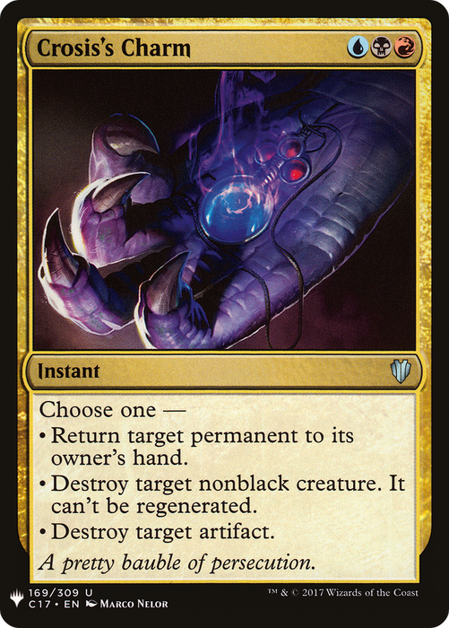 Crosis's Charm (LIST-C17-169) - uncommon
