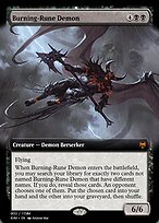 Burning-Rune Demon (PRM-88266) - mythic