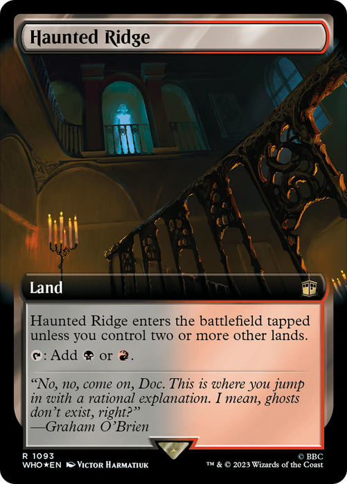 Haunted Ridge (WHO-1093) - rare: (Extended Art) - Foil