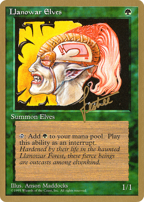 Llanowar Elves (WCD-BL261) - common