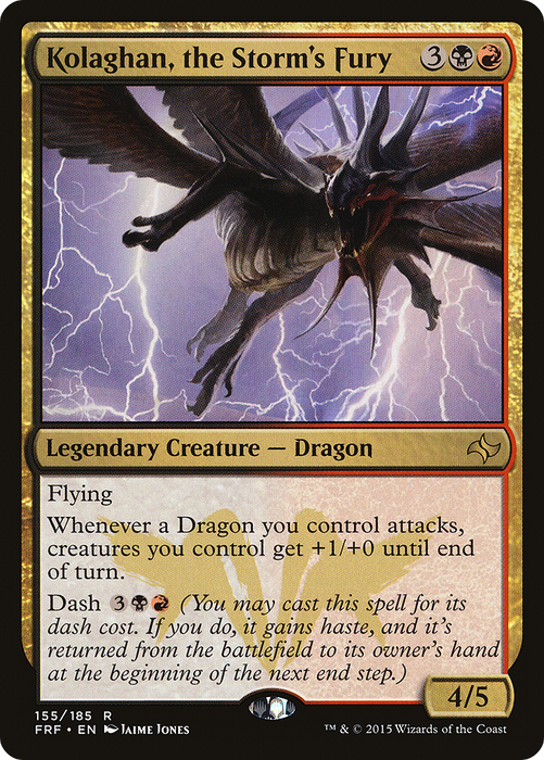 Kolaghan, the Storm's Fury (FRF-155) - rare