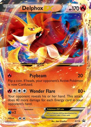 Delphox EX (XY19) - XP  - Promo - Holofoil