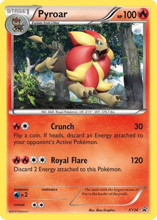Pyroar (XY26) - XP  - Promo - Holofoil
