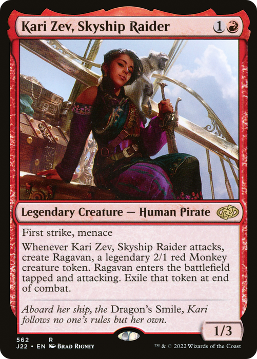 Kari Zev, Skyship Raider (J22-562) - rare