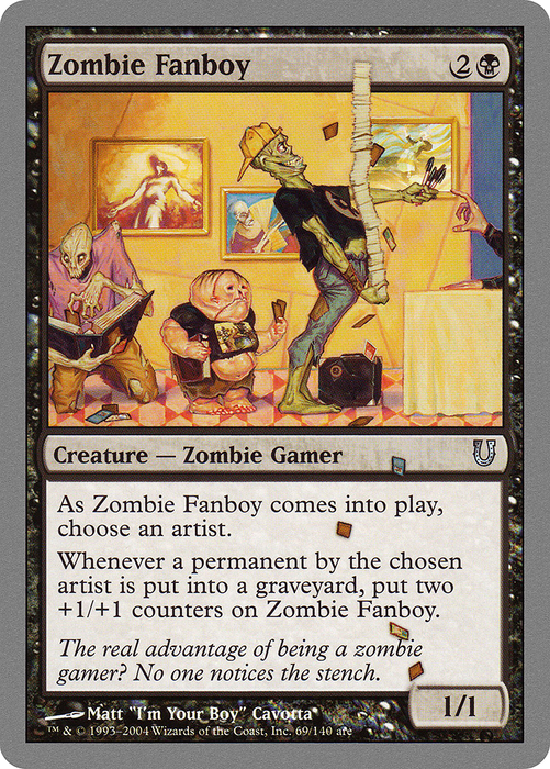 Zombie Fanboy (UNH-069) - uncommon - Foil