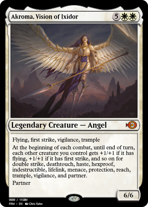 Akroma, Vision of Ixidor (PRM-86314) - mythic - Foil