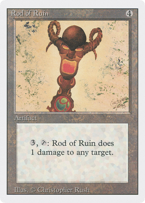 Rod of Ruin (3ED-273) - uncommon