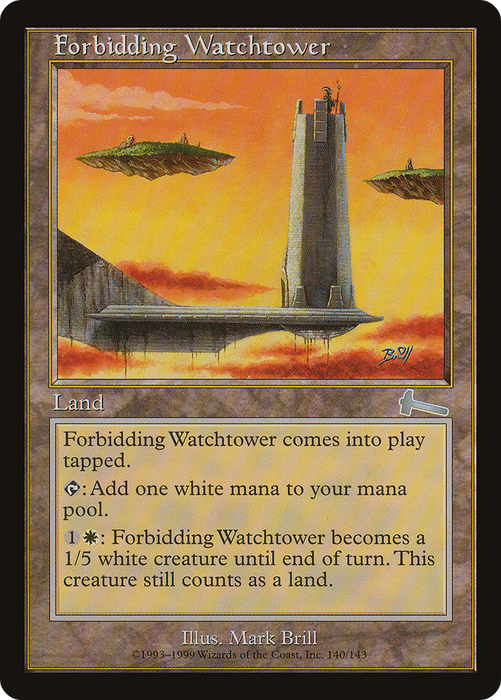 Forbidding Watchtower (ULG-140) - uncommon