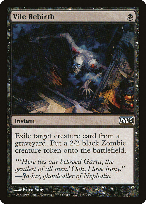 Vile Rebirth (M13-115) - common - Foil