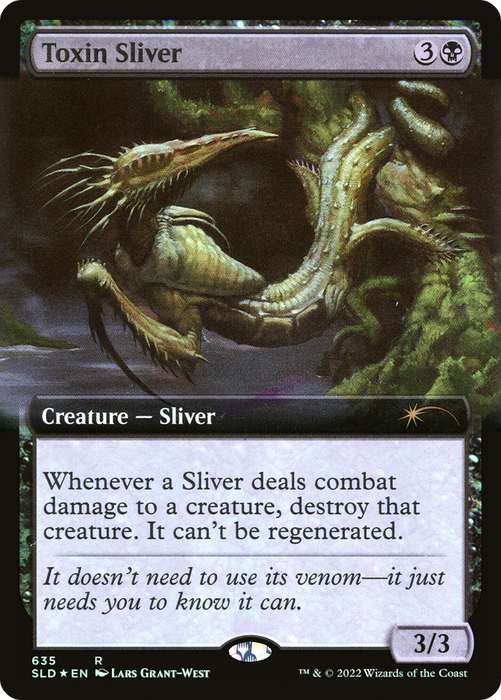 Toxin Sliver (SLD-635) - rare: (Extended Art) - Foil