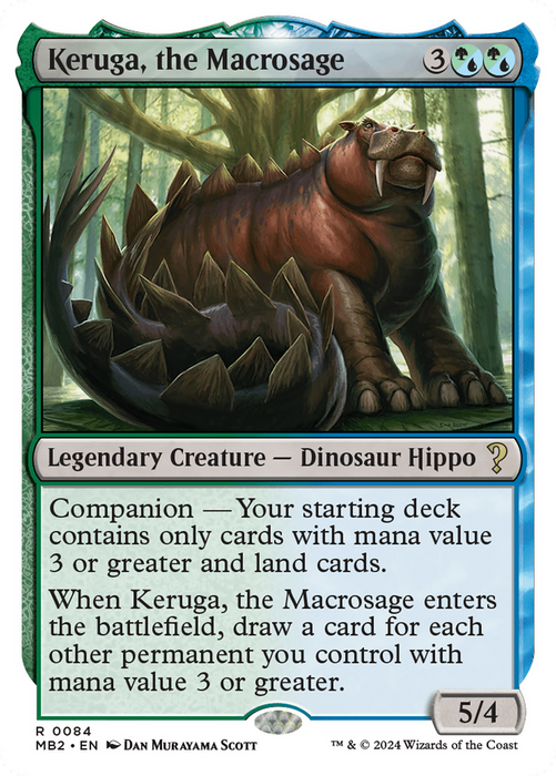 Keruga, the Macrosage (MB2-084) - rare: (companion)