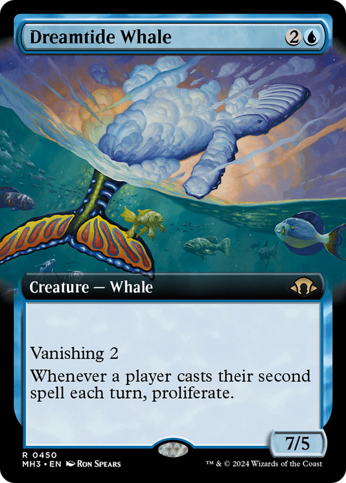Dreamtide Whale (MH3-450) - rare: (Extended Art)