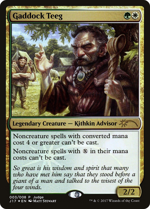 Gaddock Teeg (JDG-003) - rare - Foil