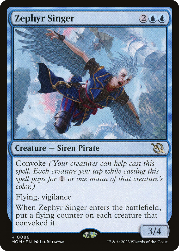 Zephyr Singer (MOM-086) - rare - Foil