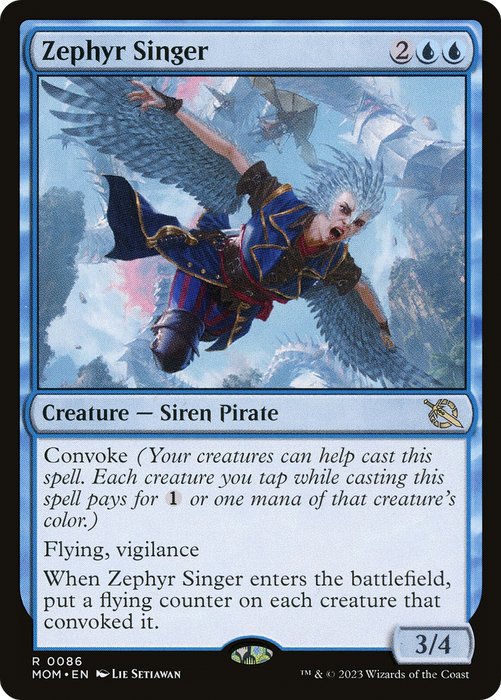 Zephyr Singer (MOM-086) - rare - Foil