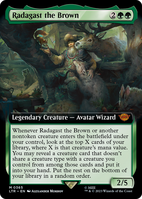 Radagast the Brown (LTR-365) - mythic: (Extended Art)