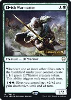Elvish Warmaster (PRE-167S) - rare - Foil