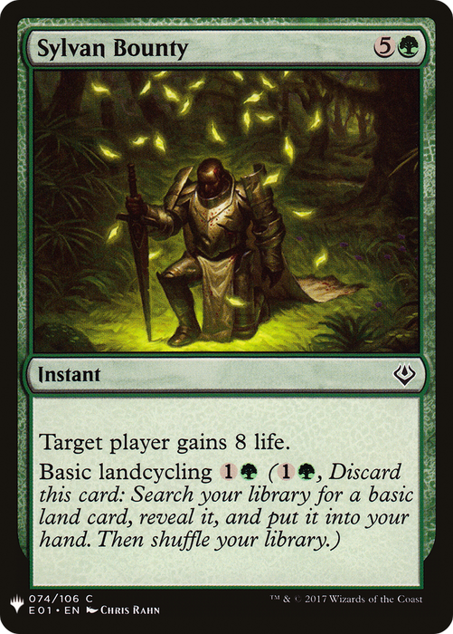 Sylvan Bounty (LIST-E01-74) - common