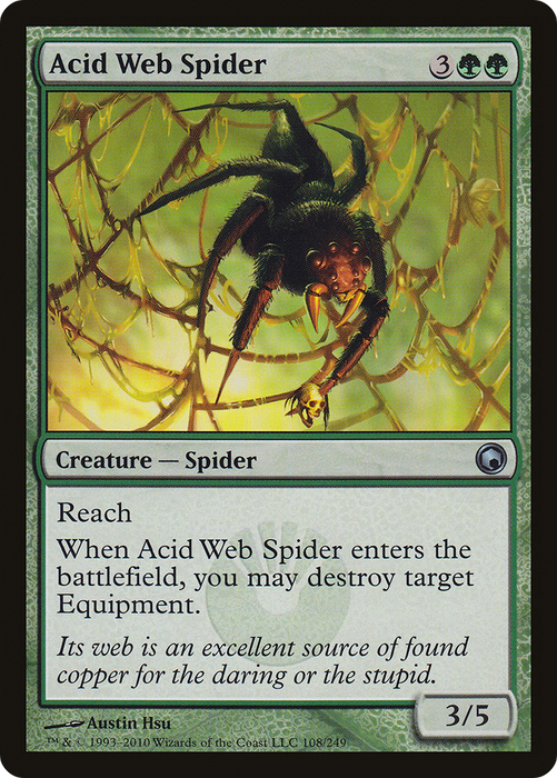 Acid Web Spider (SOM-108) - uncommon