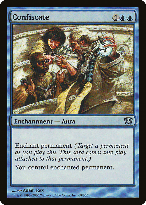 Confiscate (9ED-68★) - uncommon - Foil