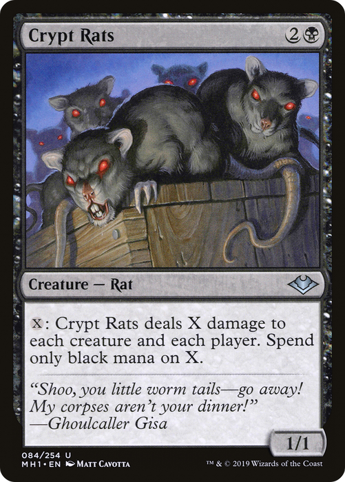 Crypt Rats (MH1-084) - uncommon - Foil