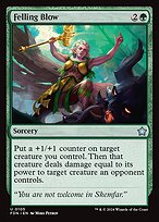 Felling Blow (FDN-105) - uncommon - Foil