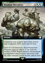 Biomass Mutation (PIP-475) - rare: (Extended Art) - Foil