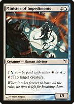 Minister of Impediments (DIS-144) - common - Foil