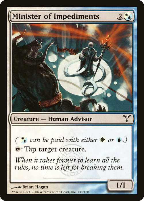 Minister of Impediments (DIS-144) - common - Foil