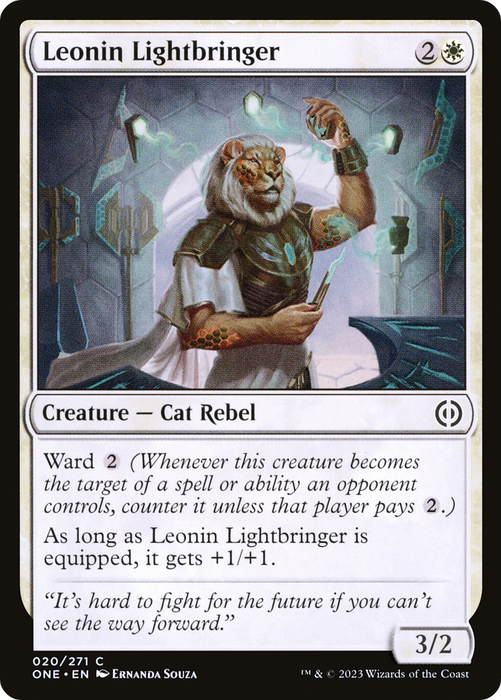 Leonin Lightbringer (ONE-020) - common - Foil