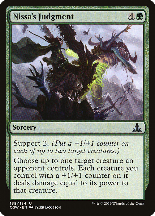 Nissa's Judgment (OGW-139) - uncommon