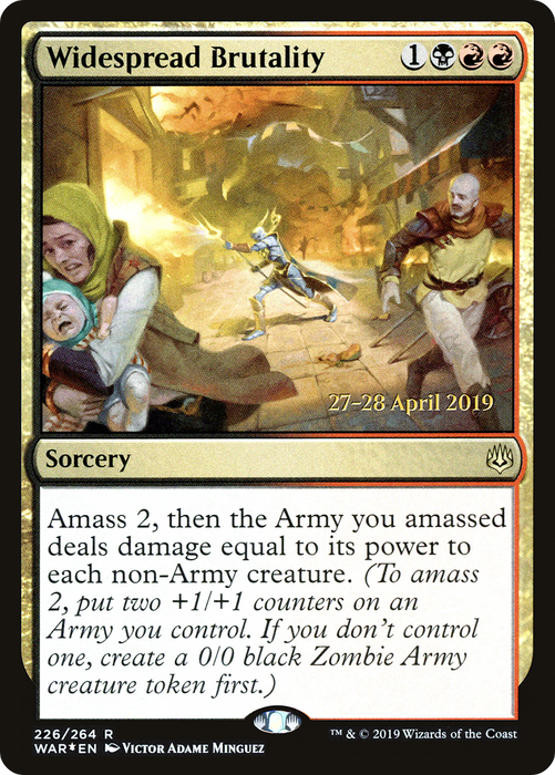 Widespread Brutality (PRE-226S) - rare - Foil